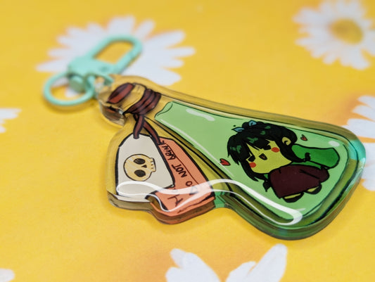 Maomao epoxy keychain