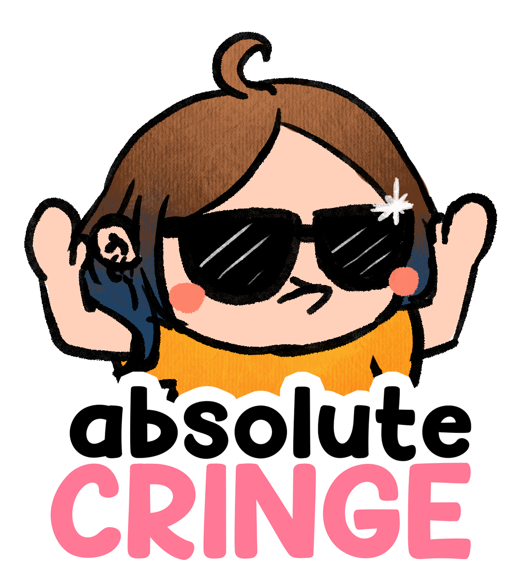 Absolute Cringe sticker