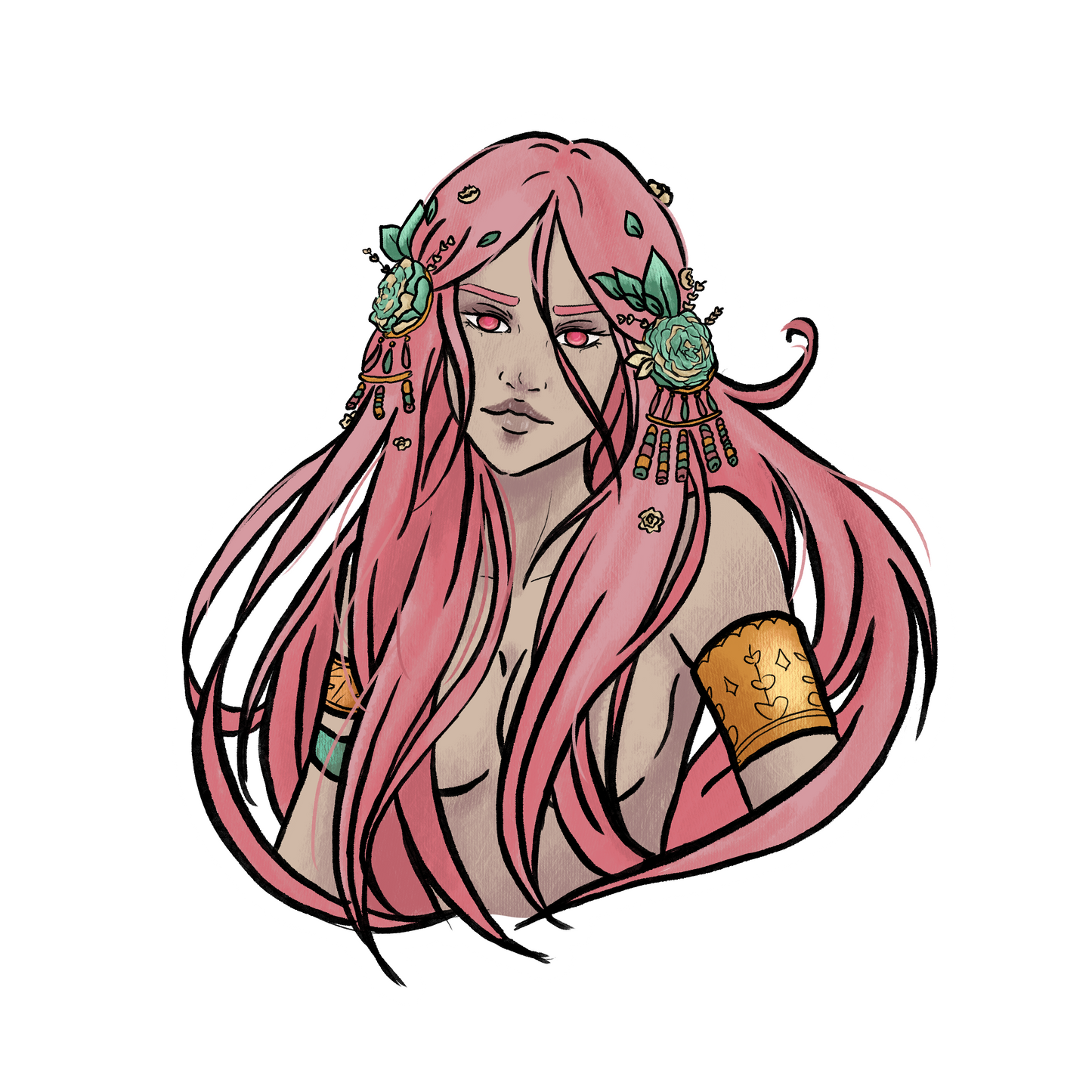 Aphrodite Hades sticker