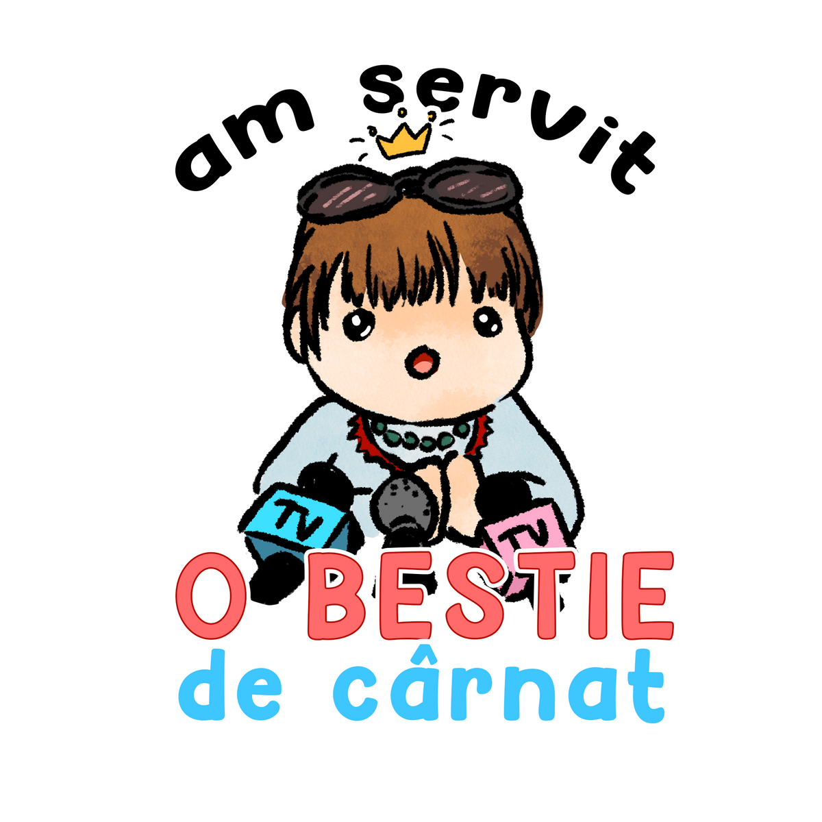 O bestie de carnat - sticker