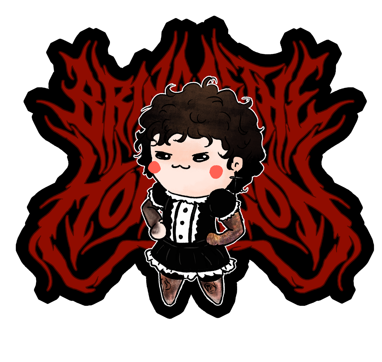 Maid Oli - Bring Me The Horizon sticker