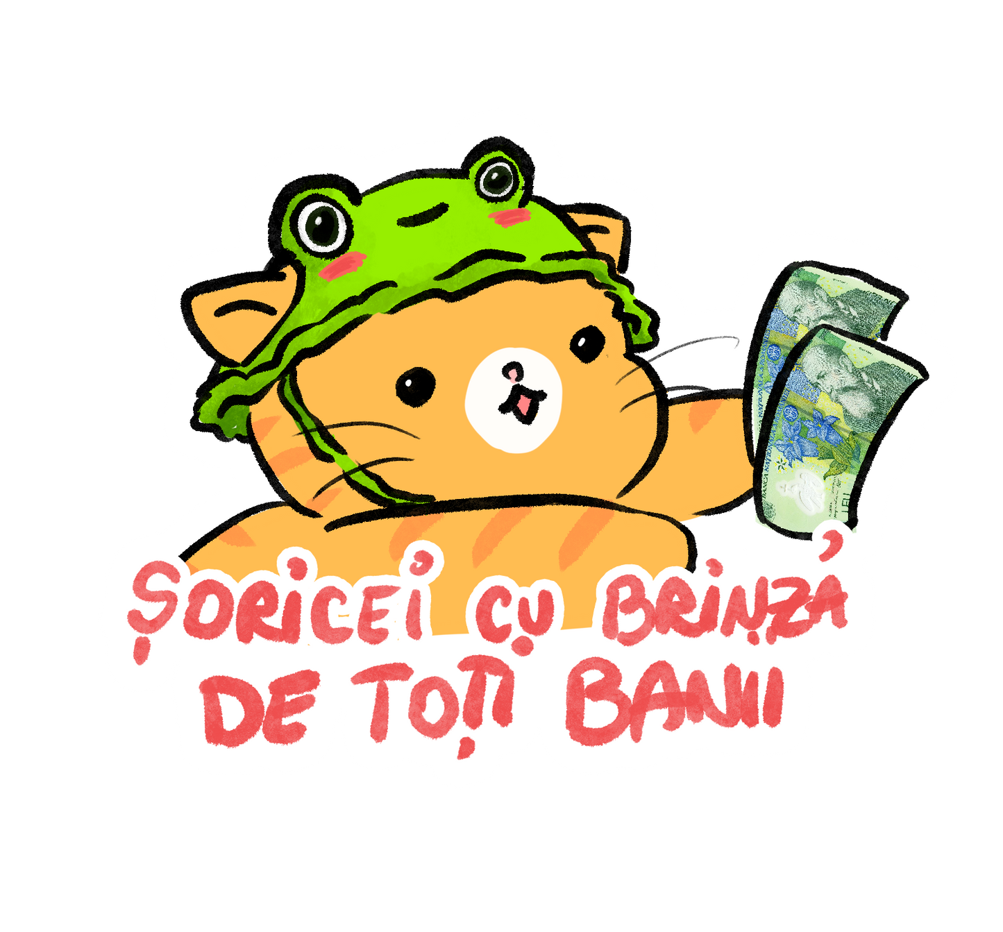 Șoricei cu brinză sticker