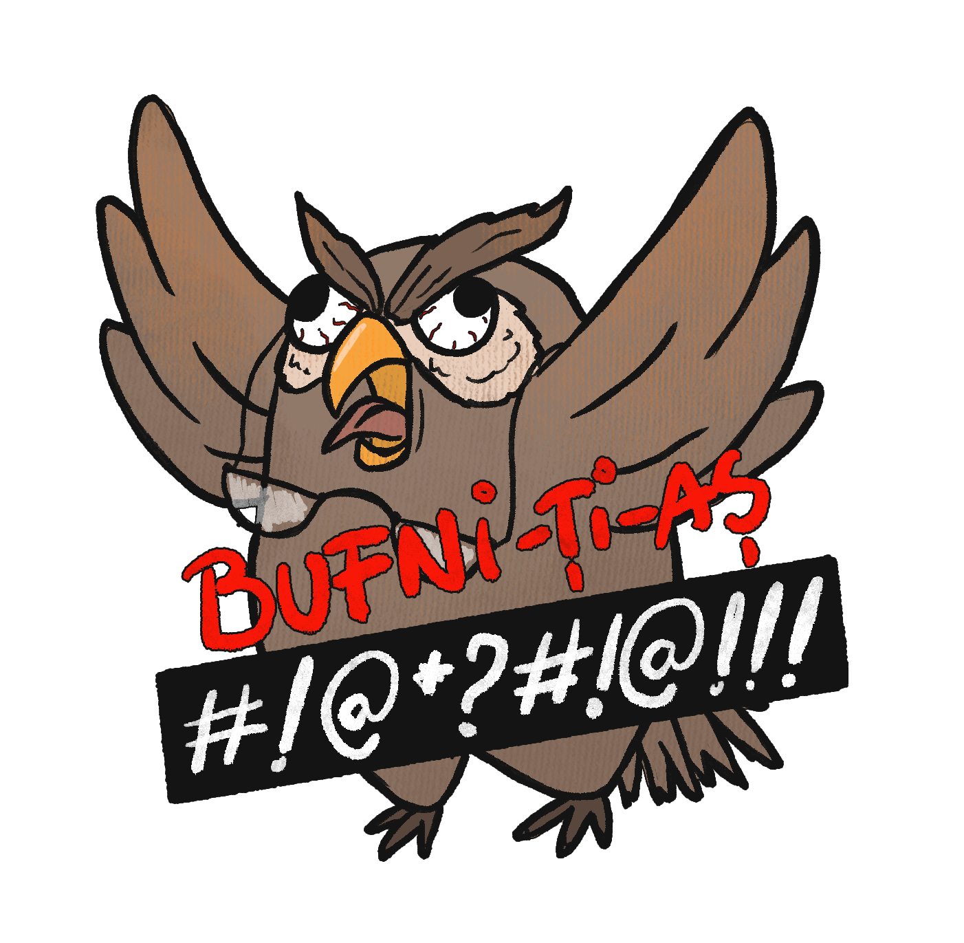 Bufni-ti-as sticker pack