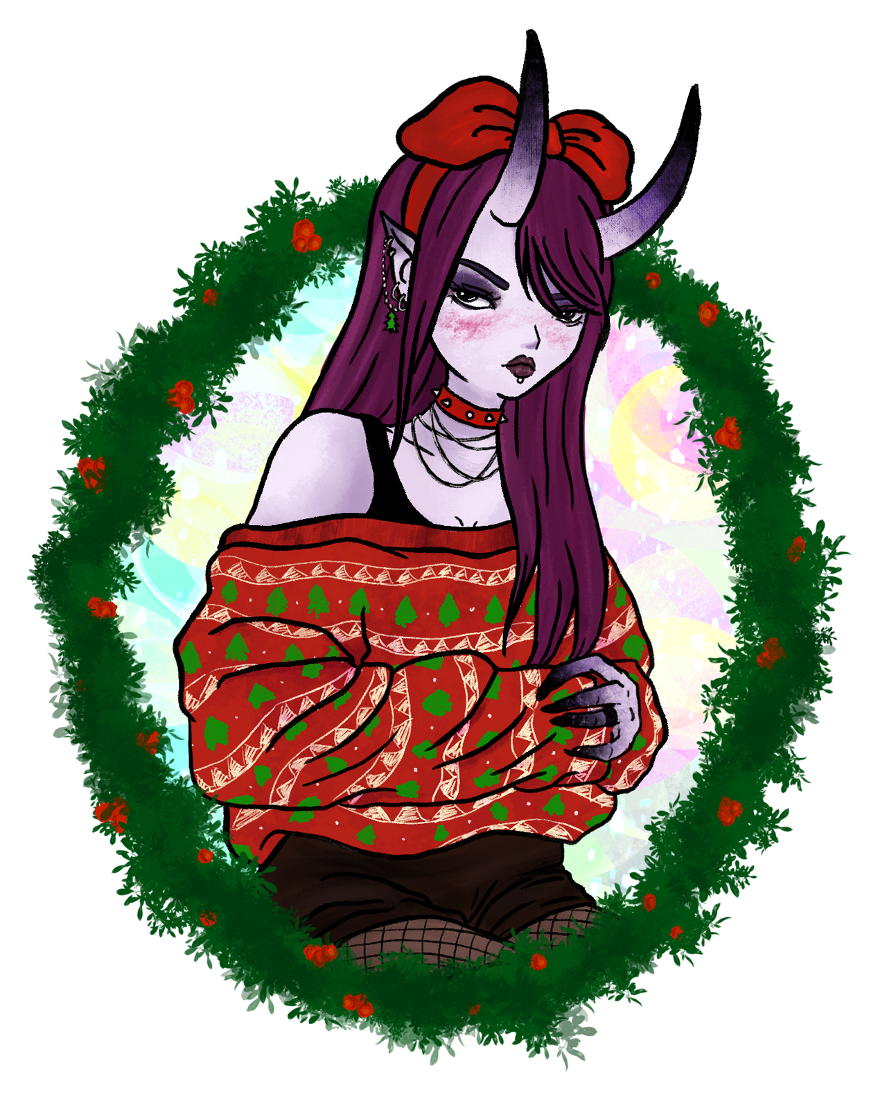 Christmas demon gf