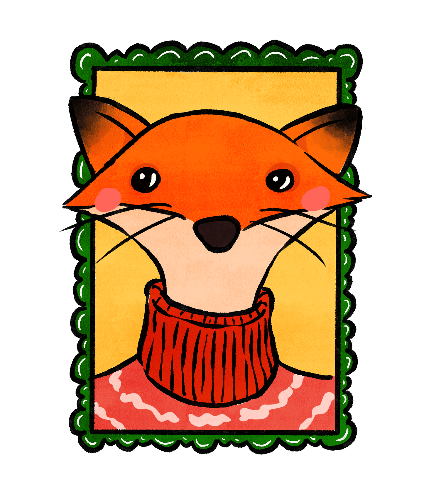 Mr Fox sticker