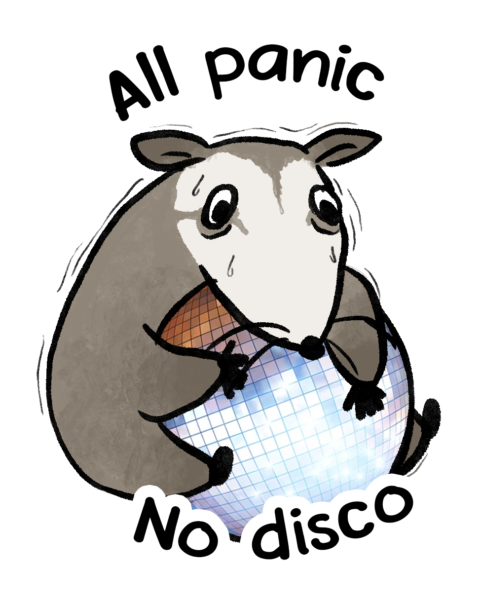All Panic, No Disco sticker