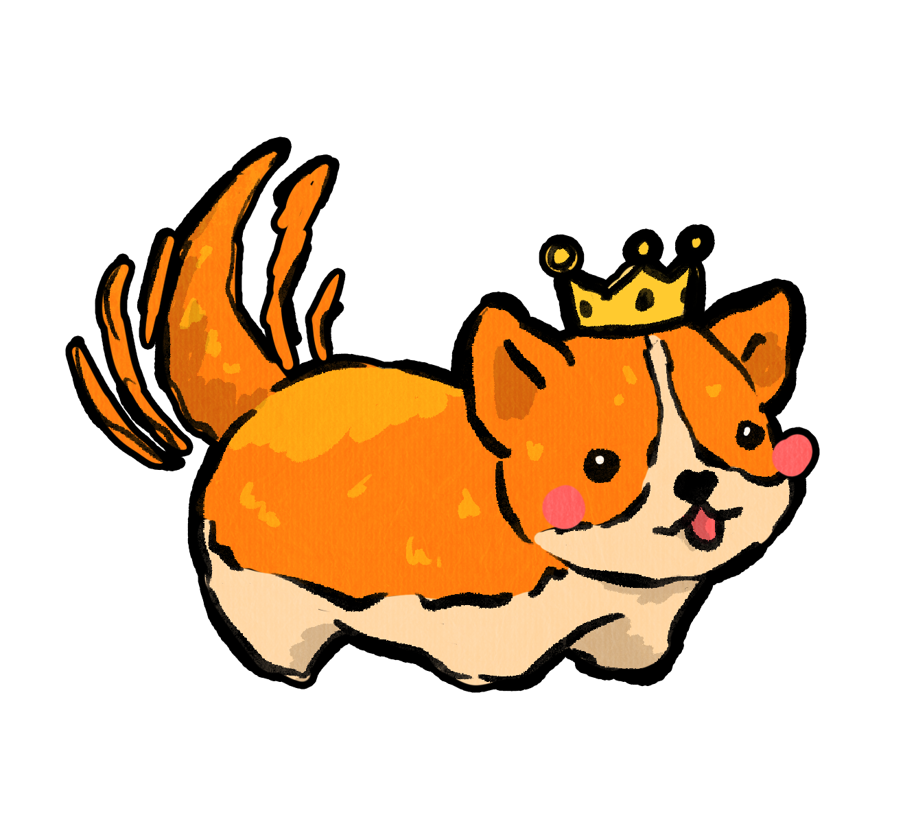 The other royalty dog sticker