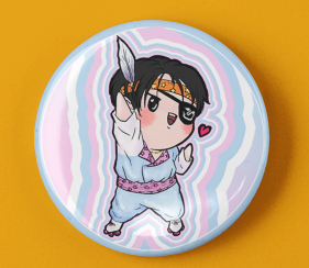 Majima 24h Cinderella round pin