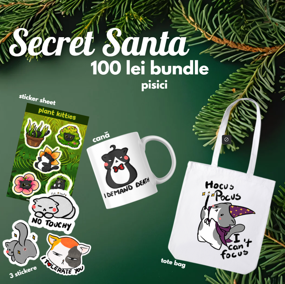 100 lei bundle - pisici