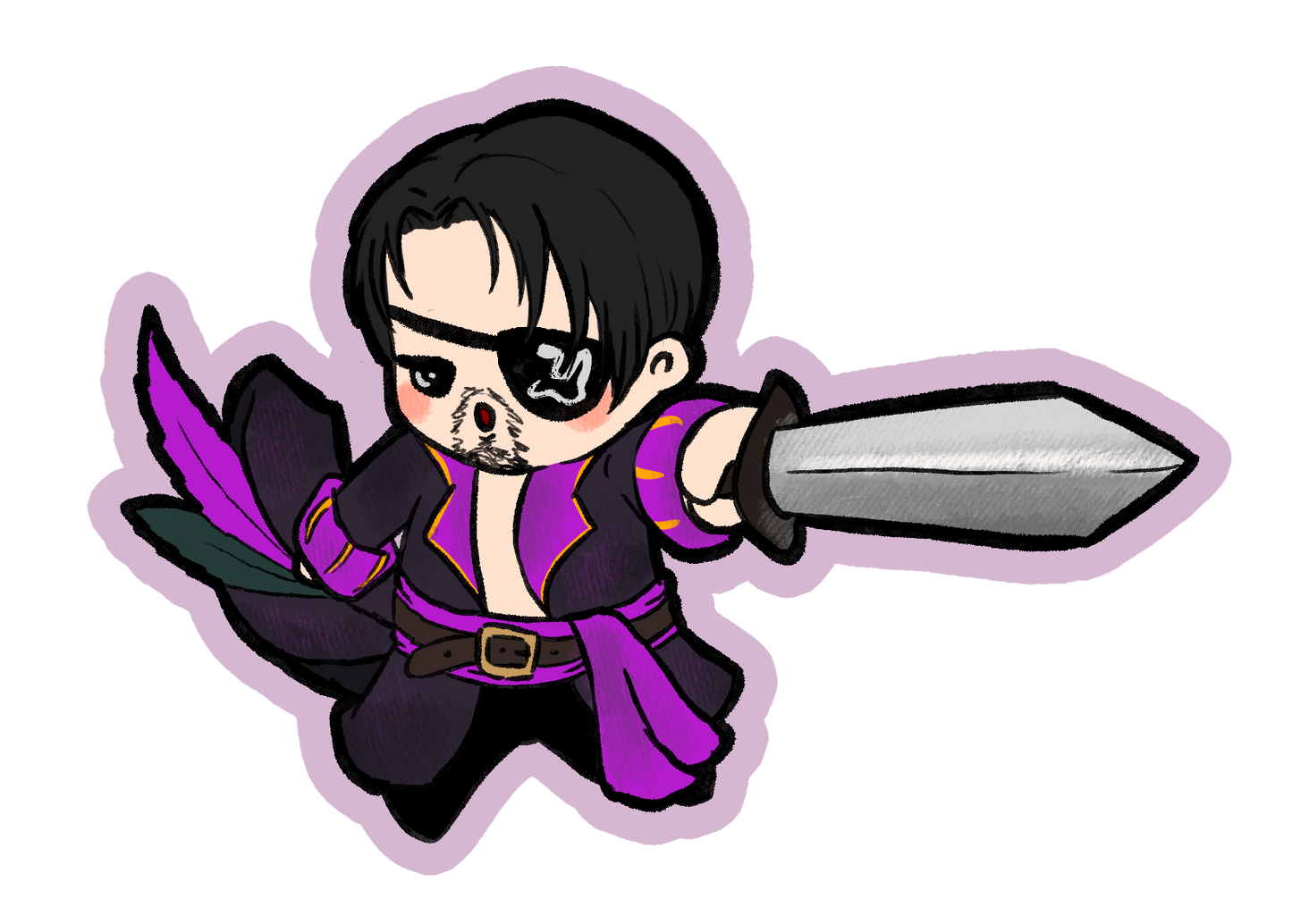 Majima Pirates in Hawaii sticker