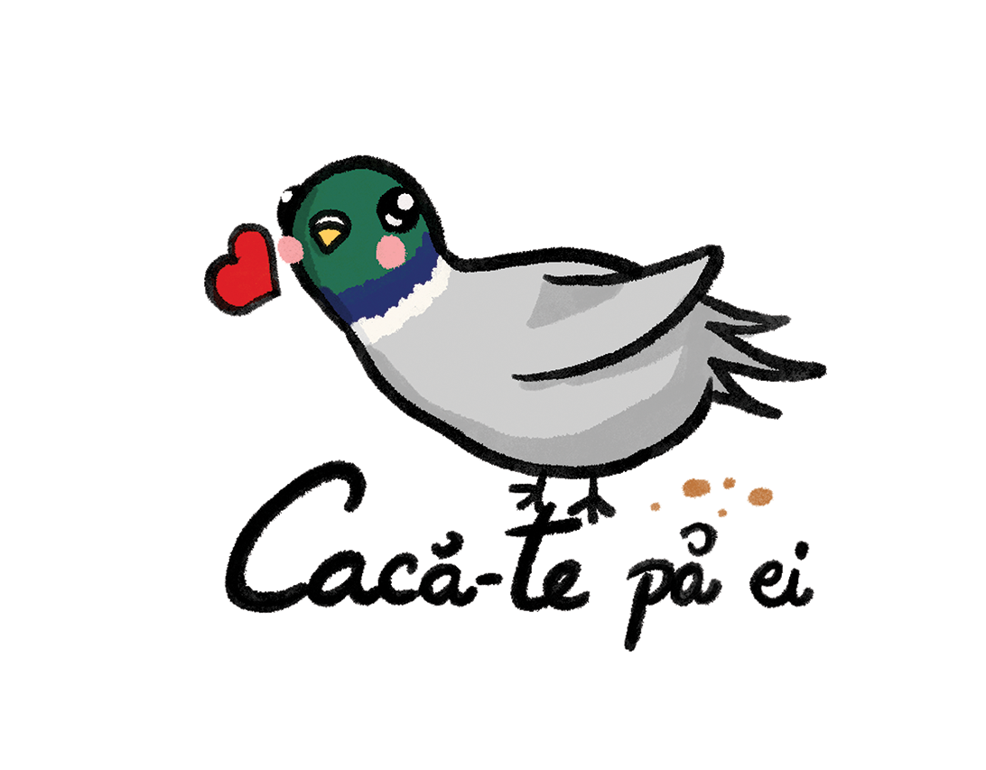 Caca-te pa ei sticker