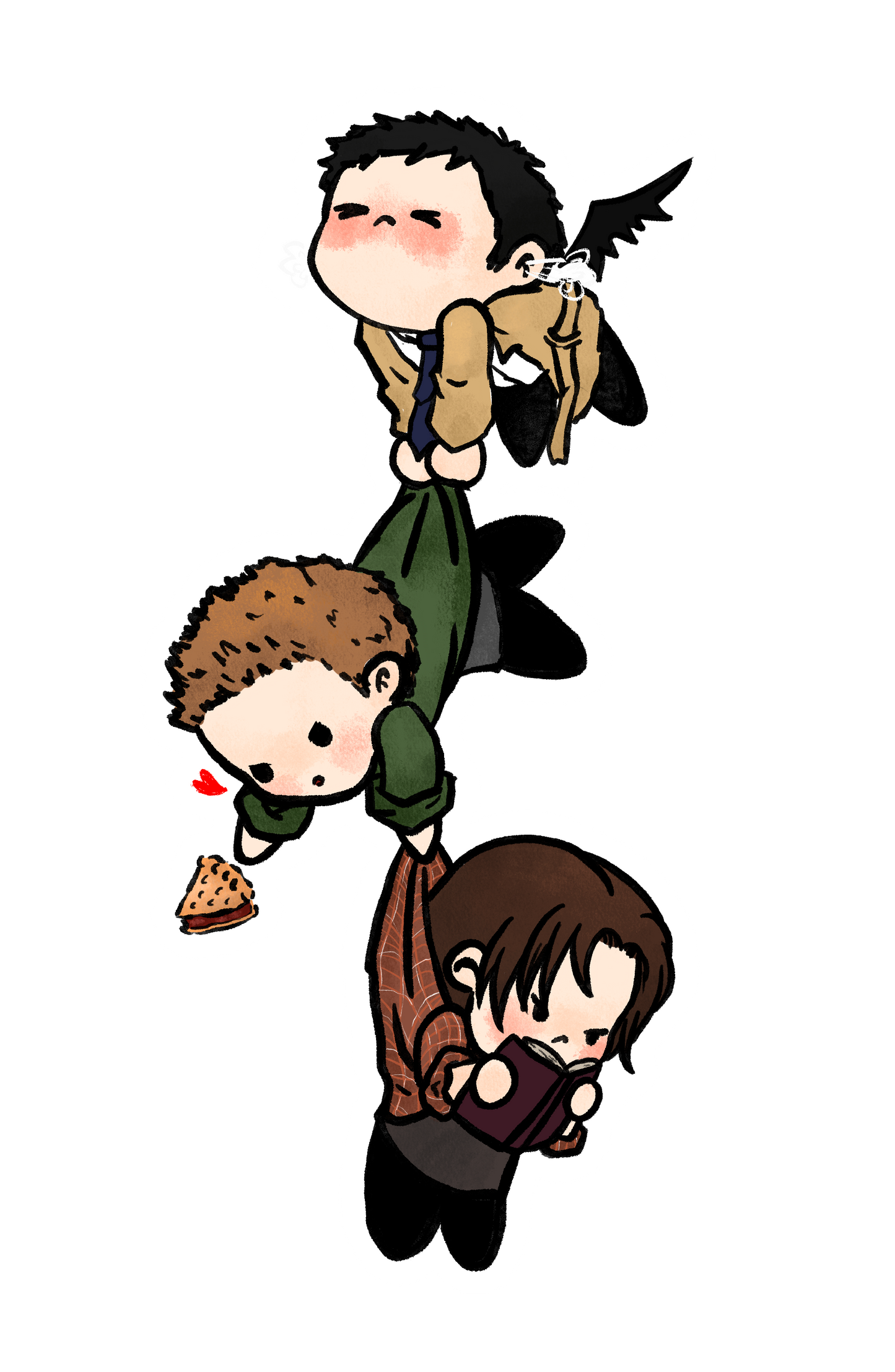 Supernatural Trio sticker