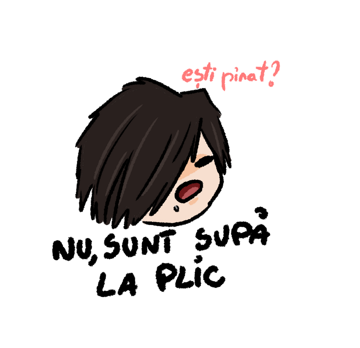 Supa la plic sticker