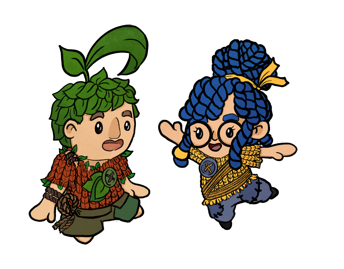 It Takes Two Cody and May, 2 stickers