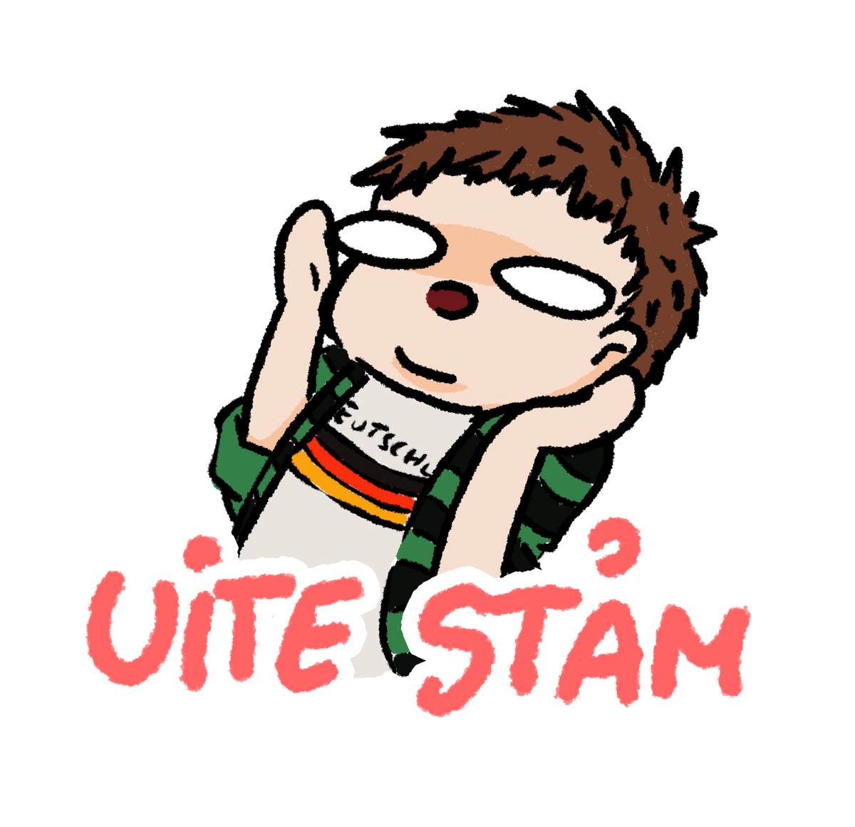 Uite stam sticker
