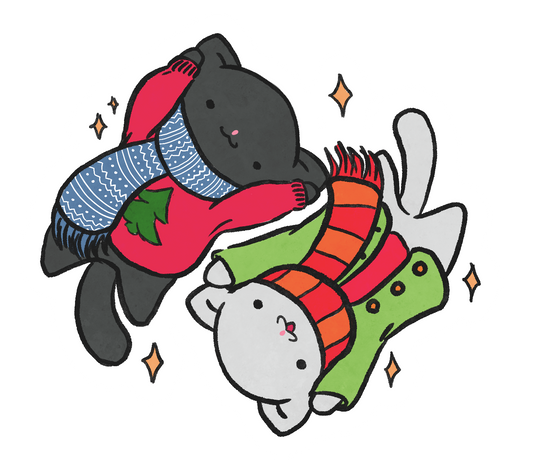 Winter cats