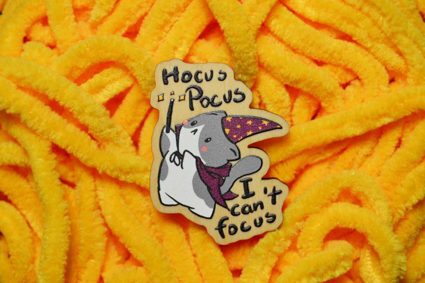 Hocus Pocus wooden pin