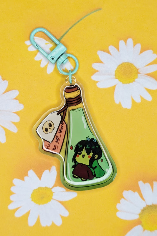 Maomao epoxy keychain