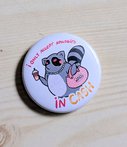 Apologies in cash 44mm