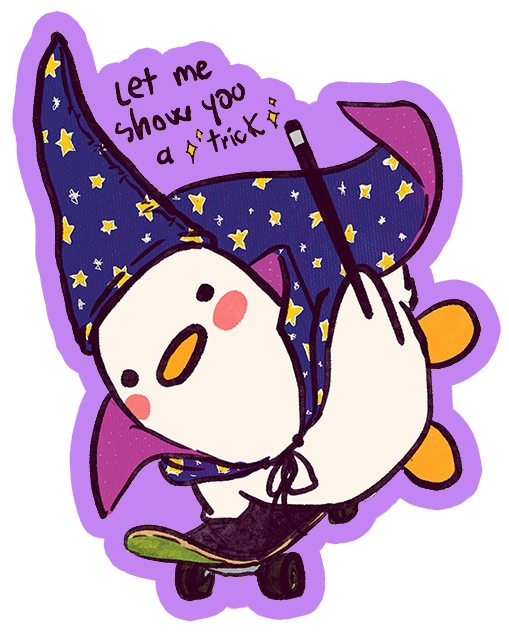 Let Me Show You A Trick sticker