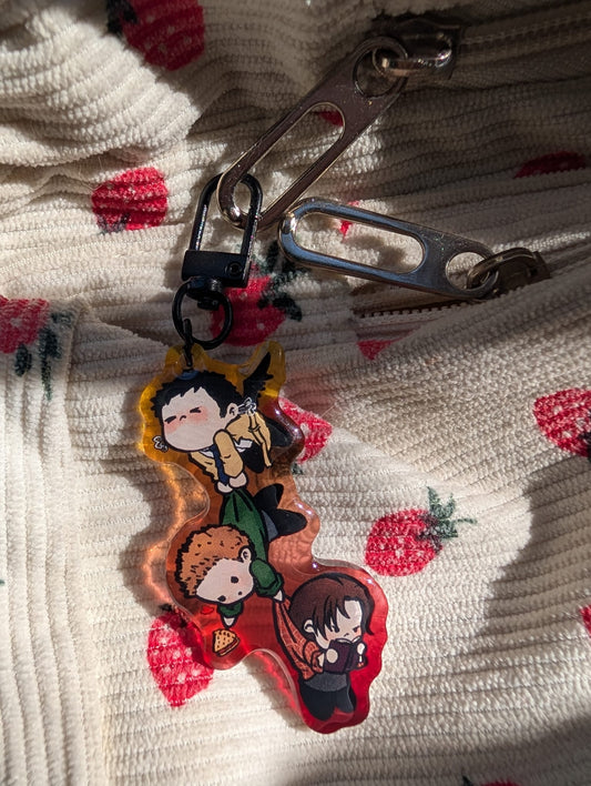 Supernatural trio keychain
