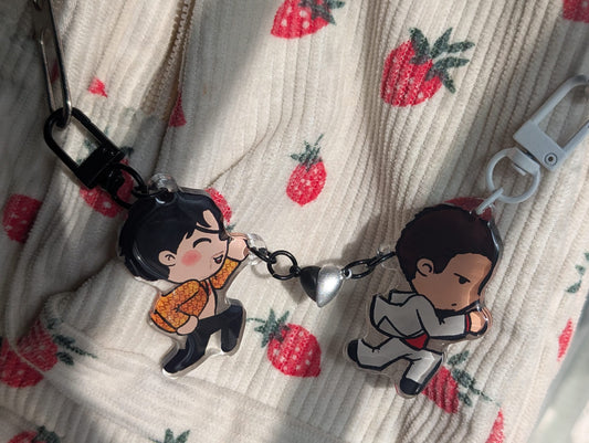 Yakuza pair keychain
