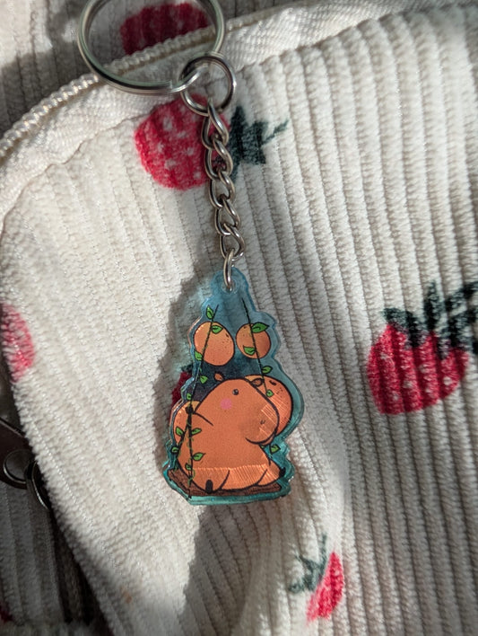 Capybara keychain