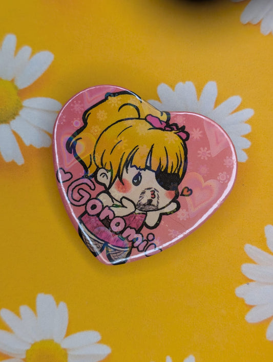 Goromi heart pins
