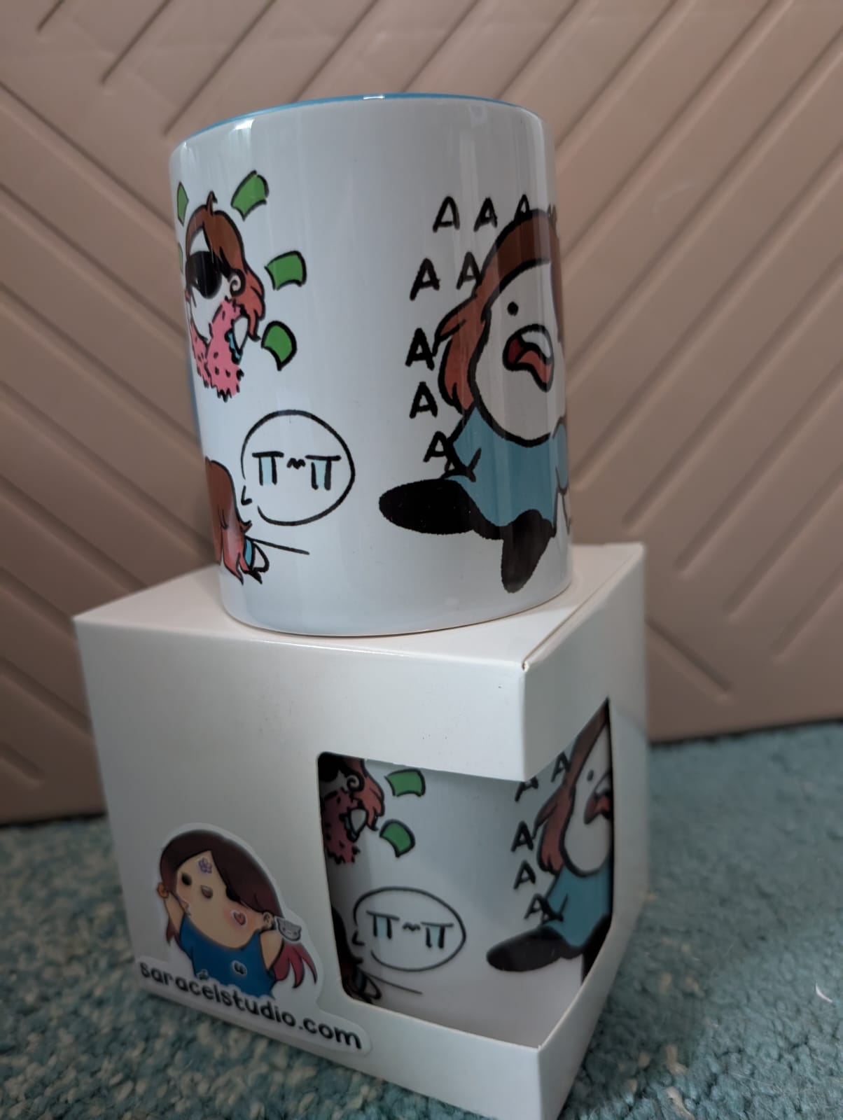 Existential dread Saracel mug
