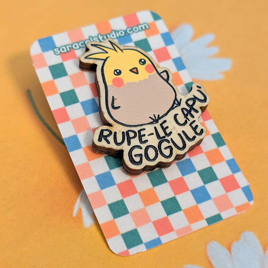 Rupe-le capu' Gogule pin lemn