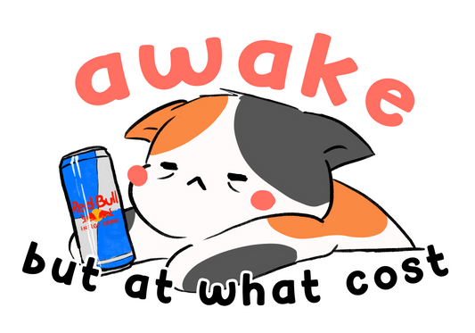 Awake, but at what cost sticker