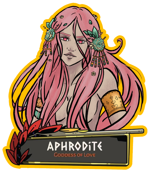 Aphrodite Hades sticker