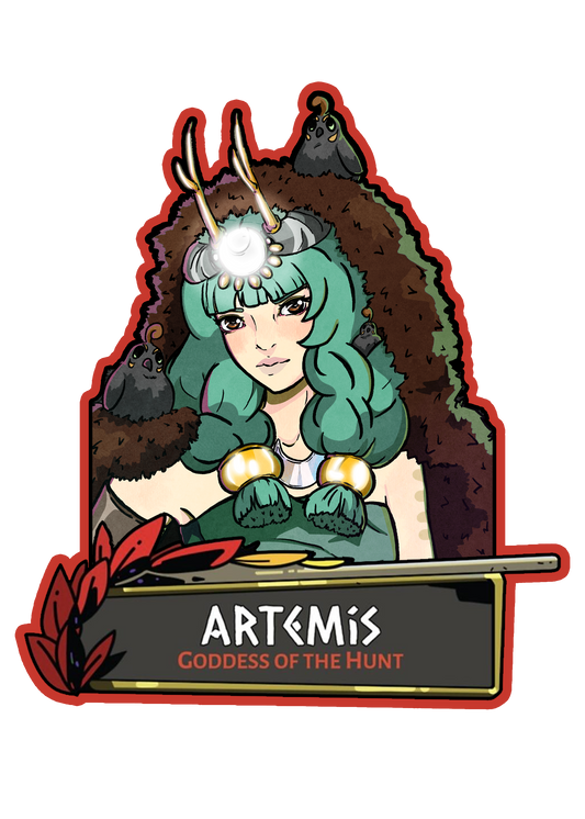 Artemis Hades sticker