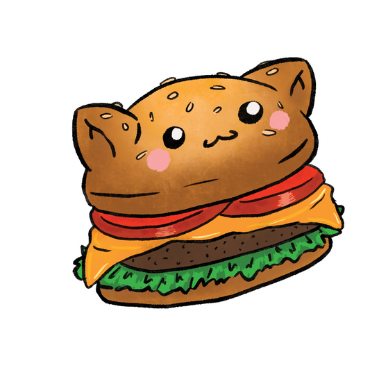 Burger cat