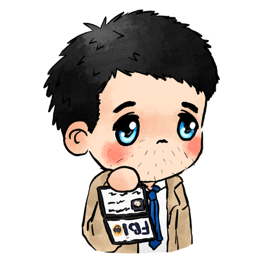 Castiel FBI sticker