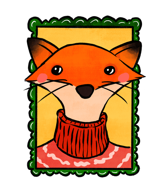 Mr Fox sticker