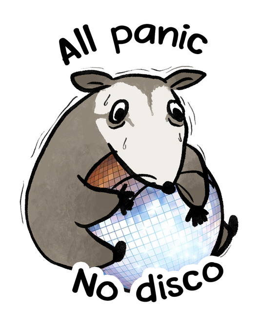All Panic, No Disco sticker