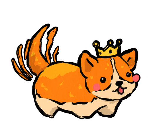 The other royalty dog sticker