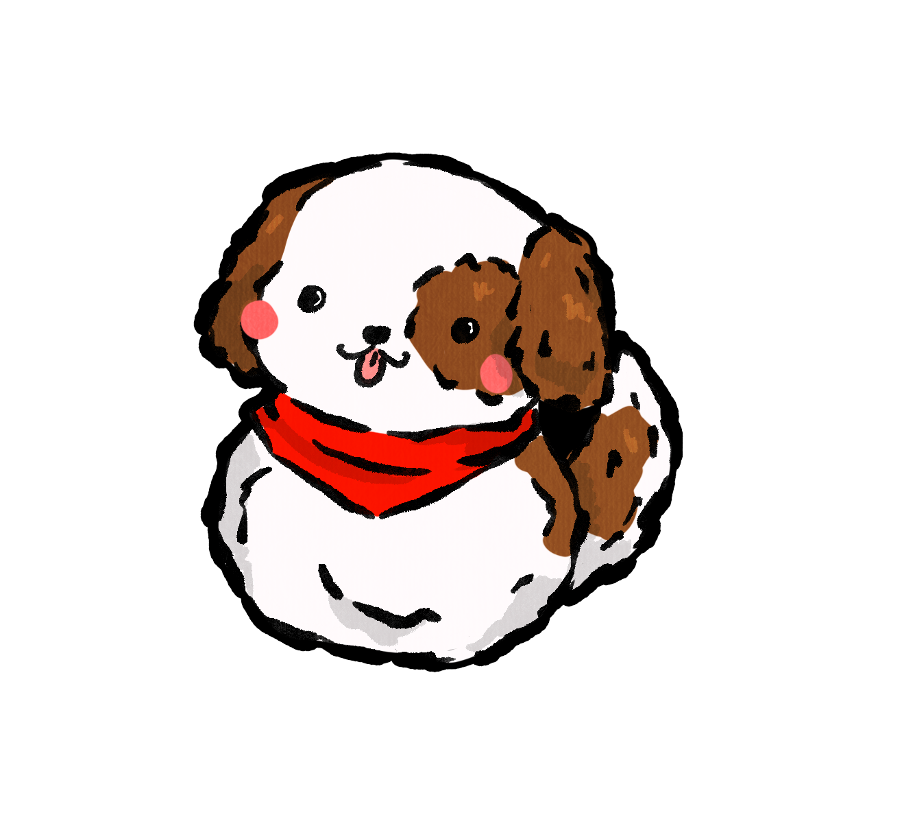 Blep dog sticker