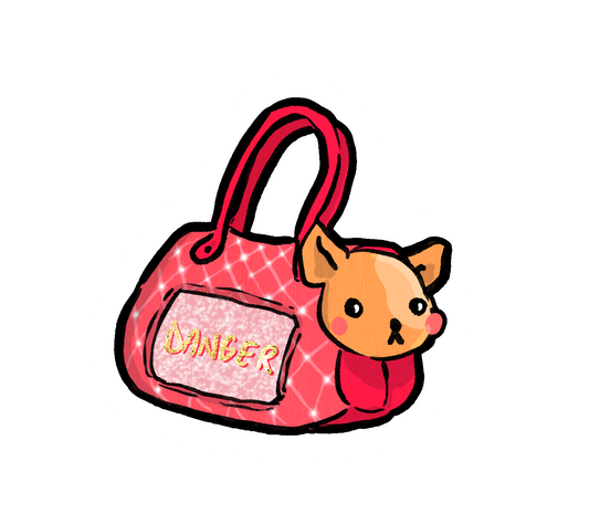Danger dog sticker