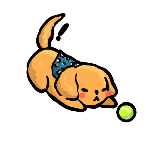 Alert dog sticker