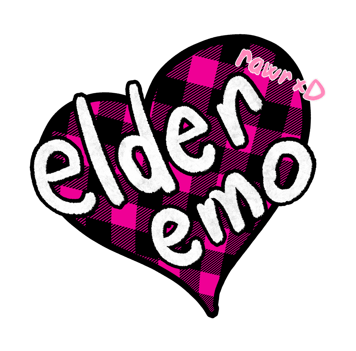 Elder Emo sticker