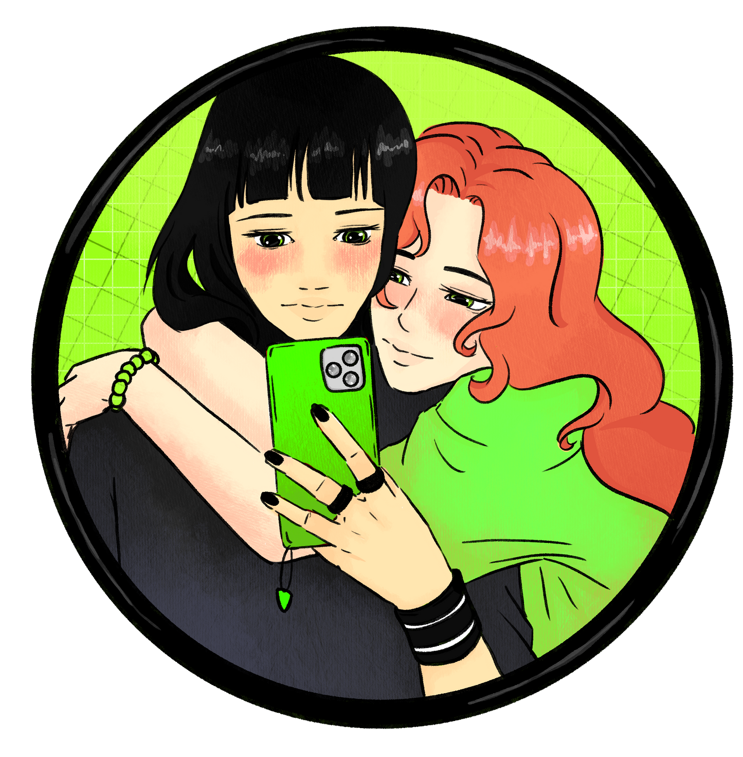Green Yuri sticker