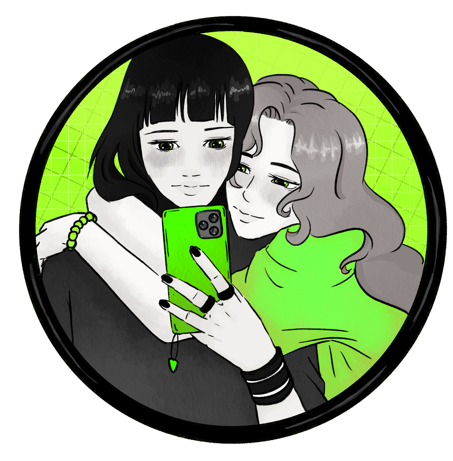 Green Yuri sticker