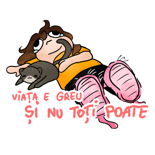 Viata e greu sticker