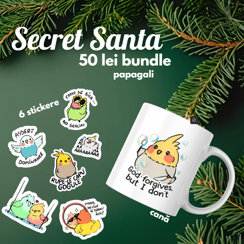 50 lei bundle - papagali