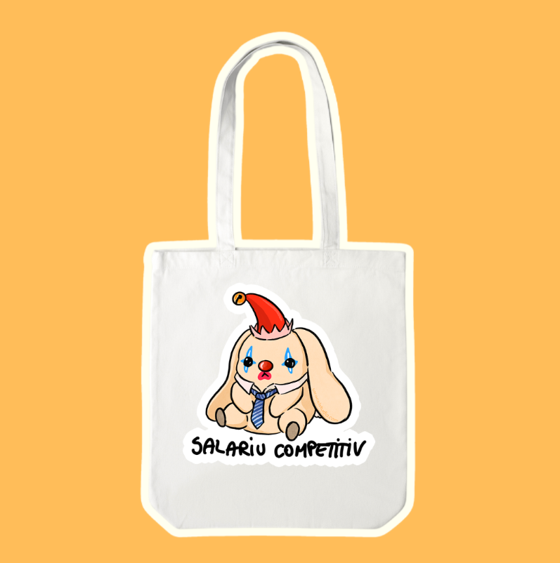 Iepurele Corporatist tote bag (modele multiple)