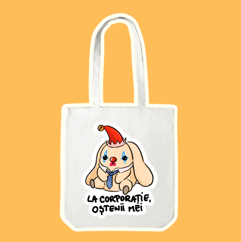 Iepurele Corporatist tote bag (modele multiple)