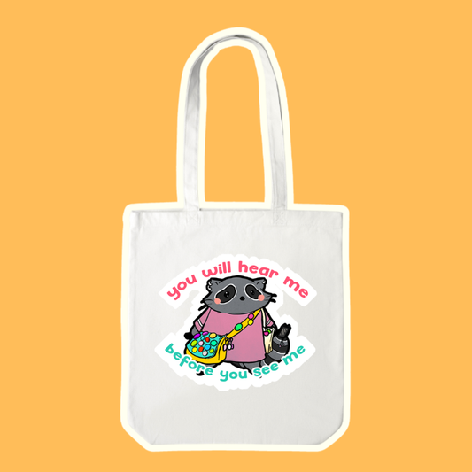 You will hear me before you see me