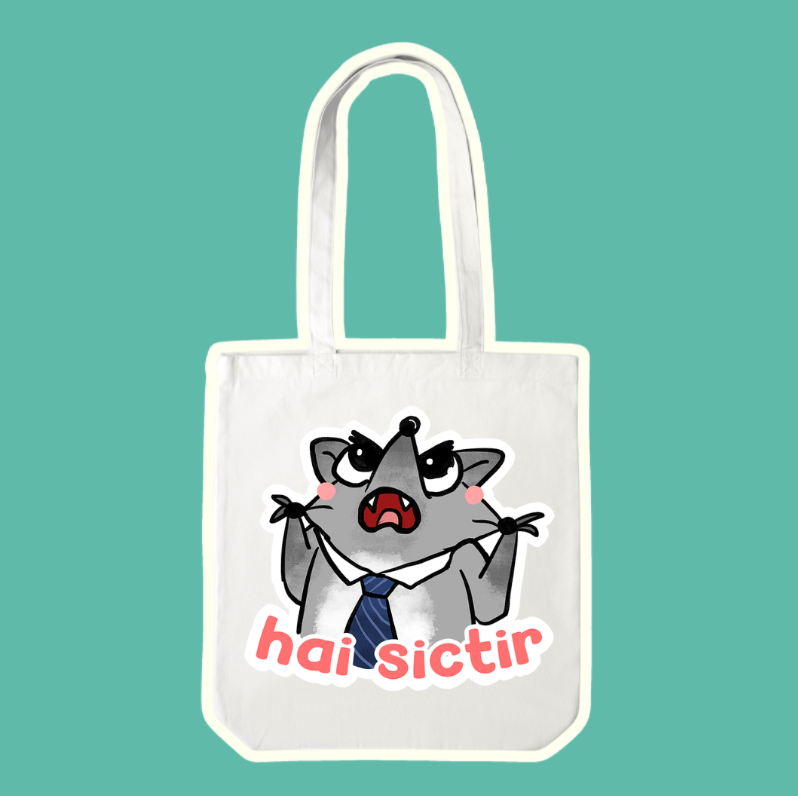 Ratonul Vadim - hai sictir tote bag